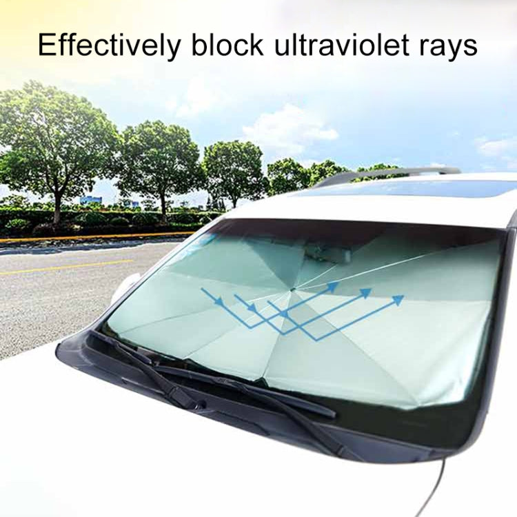 Car Retractable Sunshade Sunscreen Heat Insulation Front Windshield Sunshade, Small Size by buy2fix