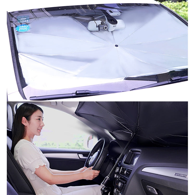 Car Retractable Sunshade Sunscreen Heat Insulation Front Windshield Sunshade, Small Size by buy2fix