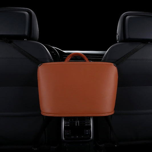 Car Front Seat Hanging Bag Storage Bag (Brown) by buy2fix