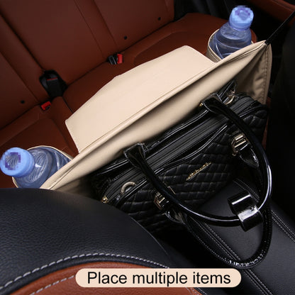 Car Front Seat Hanging Bag Paper Towel / Water Cup Storage Bag(Wine Red) by buy2fix