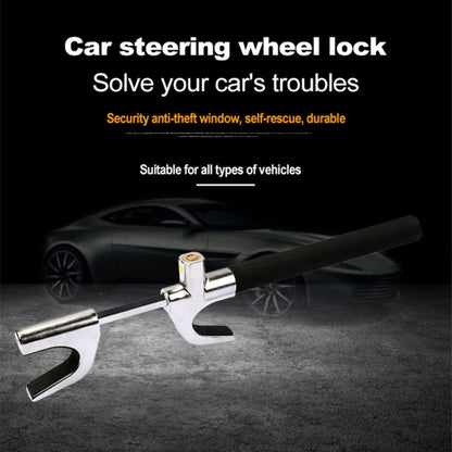 Car Adjustable Telescopic U Shape Steering Wheel Lock Anti-theft by buy2fix
