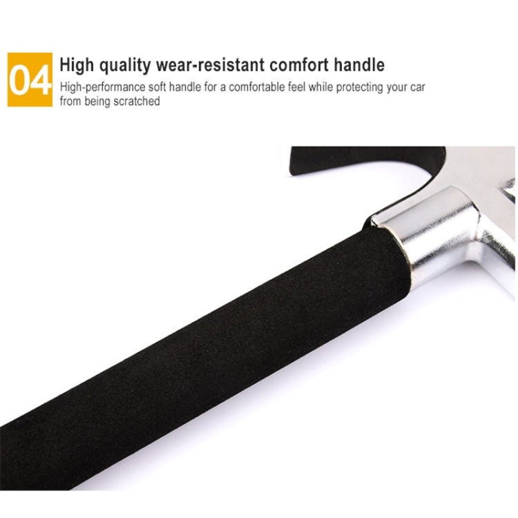 Car Adjustable Telescopic U Shape Steering Wheel Lock Anti-theft by buy2fix