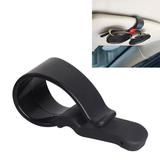 Multifunctional Car Glasses Mount Holder Card Bill Storage Clip(Black) by buy2fix