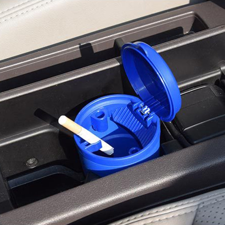 Car Heat Resistant Flame-retardant PBT Ashtray(Blue) by buy2fix