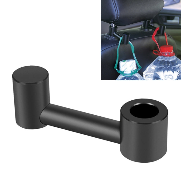 Car Hidden Creative Aluminum Alloy Seat Hook Organizer Storage Hanger (Black) by buy2fix
