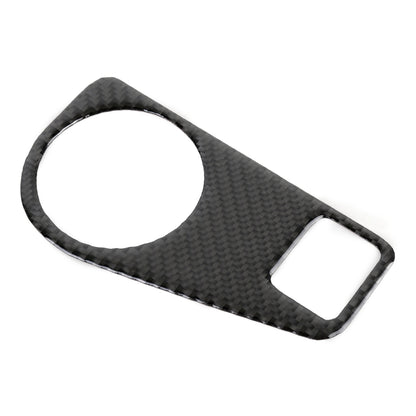 Car Carbon Fiber Headlight Switch Panel Decorative Sticker for Volkswagen Tiguan L 2019-2021, High Configuration by buy2fix