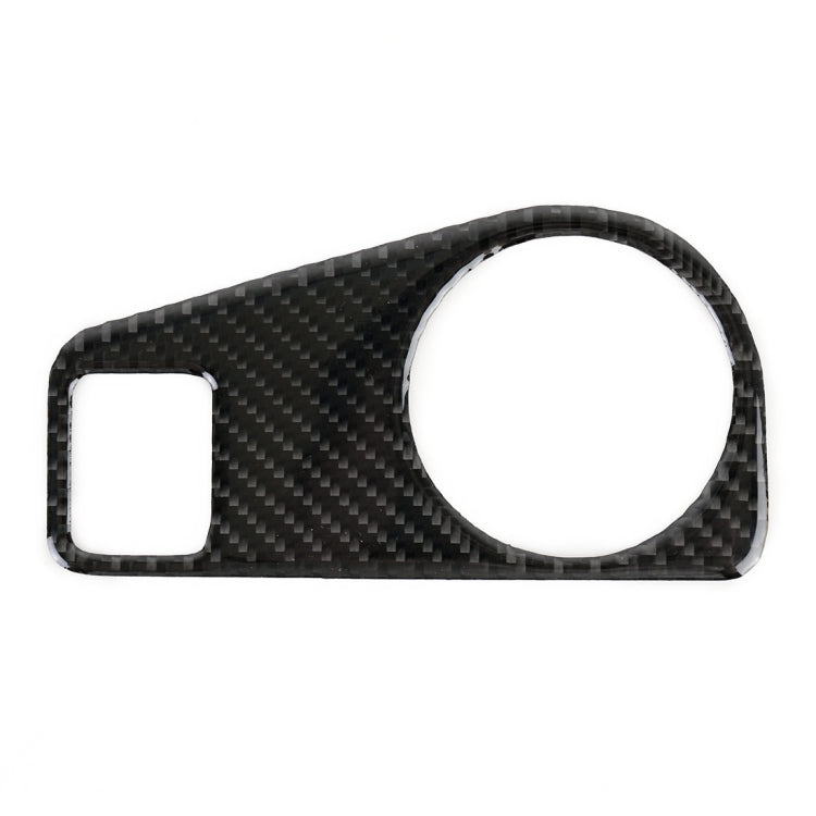 Car Carbon Fiber Headlight Switch Panel Decorative Sticker for Volkswagen Tiguan L 2019-2021, High Configuration by buy2fix