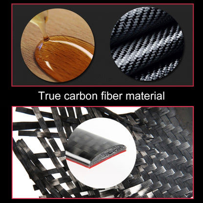 Car Carbon Fiber Rear Air Outlet Frame Decorative Sticker for Volkswagen Tiguan L 2019-2021 by buy2fix
