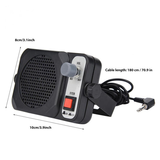 TS-650 Car External Speakers Radio Car Horn Speakers by buy2fix