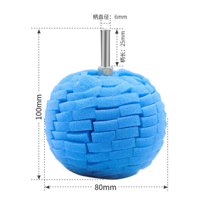 7 in 1 3 inch Car Polishing Disc Set Wheel Rim Polishing Waxing Sponge by buy2fix