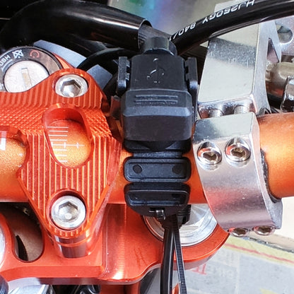 Quick Charging Waterproof Motorcycle USB Phone Charger Adapter, Cable Length: 2.27m by buy2fix