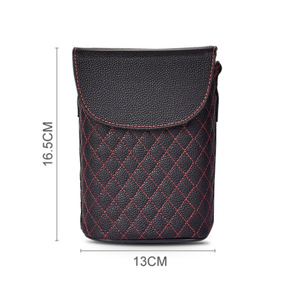 Car Back Seat Hook Garbage Can Car Storage Box (Black) by buy2fix