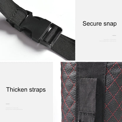 Car Back Seat Hook Garbage Can Car Storage Box (Black) by buy2fix