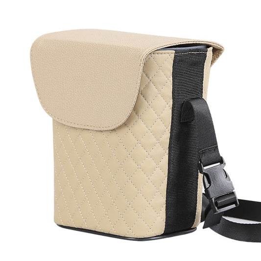 Car Back Seat Hook Garbage Can Car Storage Box (Beige) by buy2fix