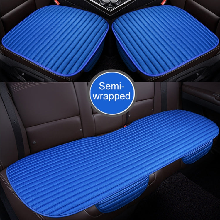 3 in 1 Car Seat Cushion Free Binding Half Inclusive Seat Mat Set (Blue) by buy2fix