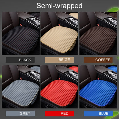 3 in 1 Car Seat Cushion Free Binding Half Inclusive Seat Mat Set (Red) by buy2fix