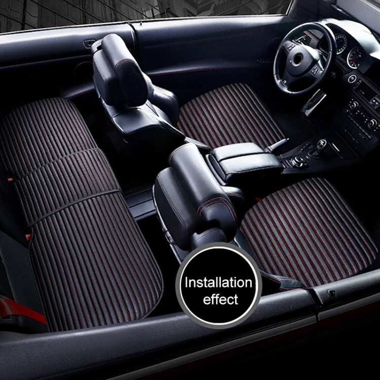 3 in 1 Car Seat Cushion Free Binding All Inclusive Seat Mat Set (Coffee) by buy2fix