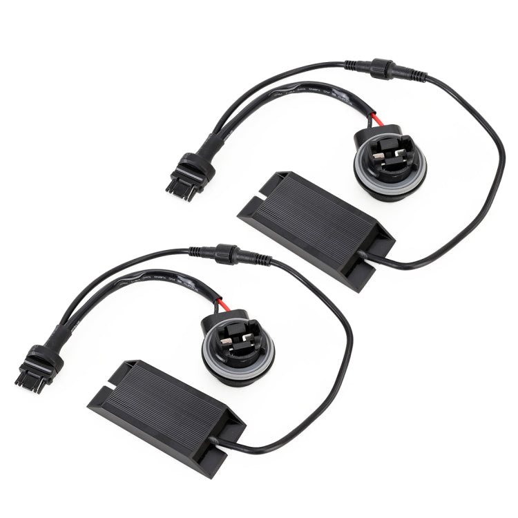 2 PCS 3156 DC12V 50W 6 Ohms Turn Signal / Reversing Light / Brake Light Split Dual Resistance Decoder - In Car by buy2fix | Online Shopping UK | buy2fix