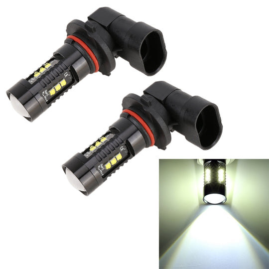 2 pièces 9005/9006 DC12V 4.3 W 6000 K 500LM phares antibrouillard de voiture avec 12 LED SMD-2525