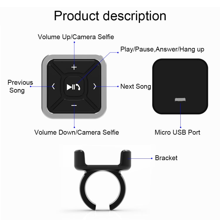 BT009 Car Bluetooth Hands-Free Controller by buy2fix