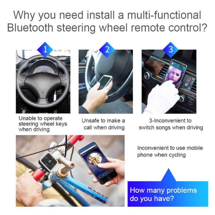 BT009 Car Bluetooth Hands-Free Controller by buy2fix