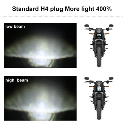 EagleVision DC9-30V 35W 6000K 4000LM 5.75 inch Round Motorcycle 6LEDs Headlight for Harley-Davidson by buy2fix
