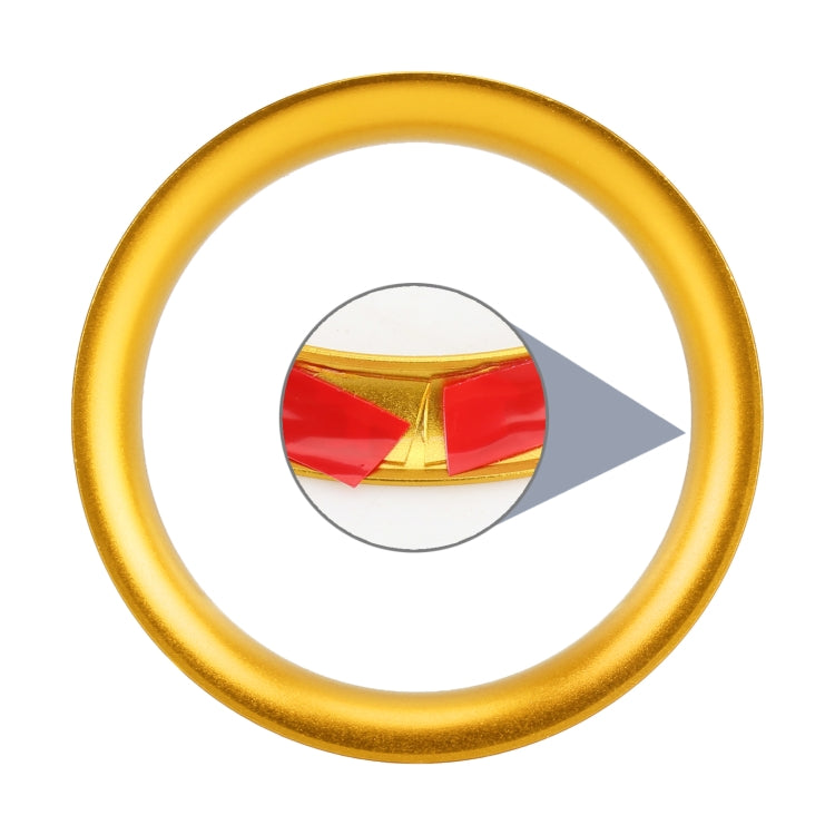 8 PCS Car Aluminum Alloy Air Conditioner Knob Case and Base for Honda XR-V (Gold) by buy2fix