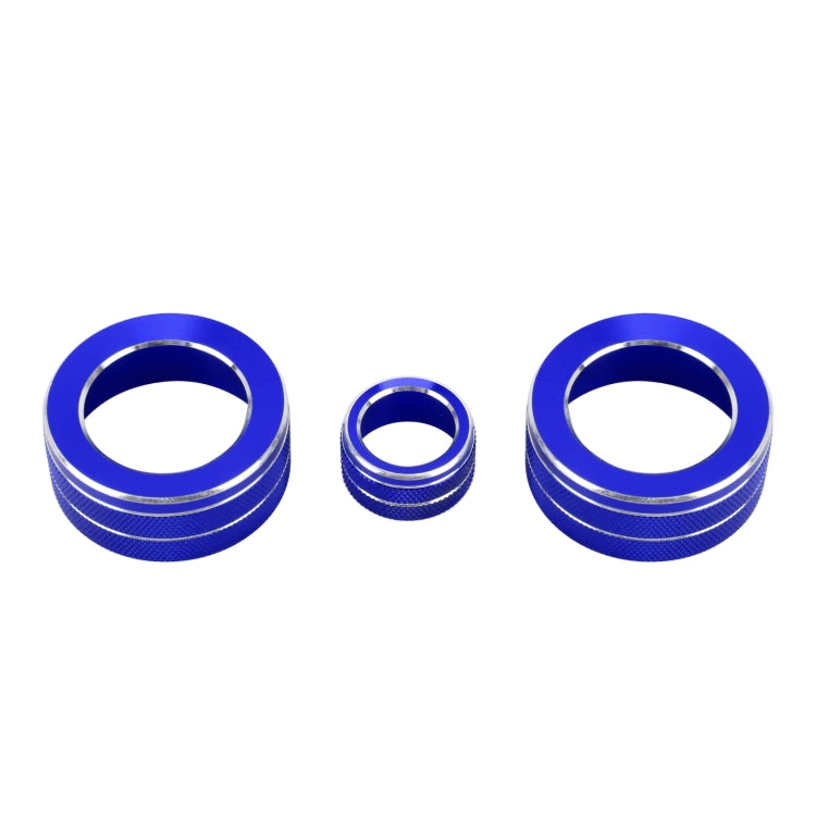 3 PCS Car Metal Air Conditioner Knob Case for Honda AVANCIER / URV (Blue) by buy2fix