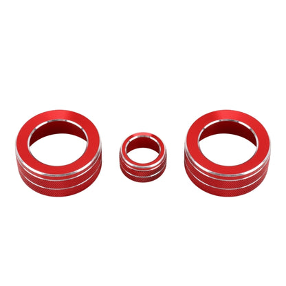 3 PCS Car Metal Air Conditioner Knob Case for Honda AVANCIER / URV (Red) by buy2fix