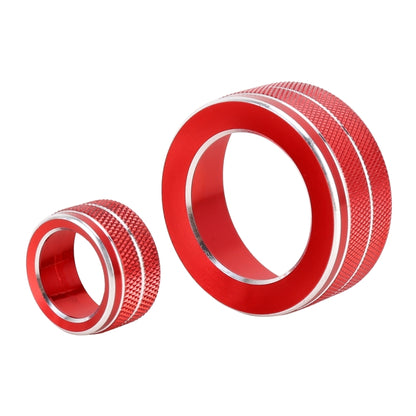 3 PCS Car Metal Air Conditioner Knob Case for Honda AVANCIER / URV (Red) by buy2fix