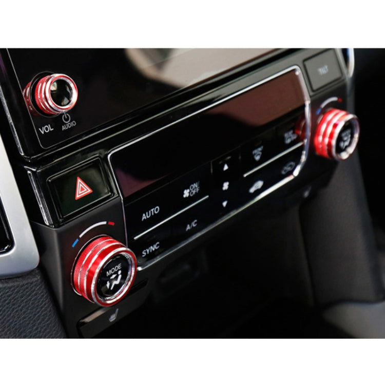3 PCS Car Metal Air Conditioner Knob Case for Honda AVANCIER / URV (Red) by buy2fix