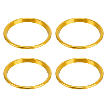 4 PCS Car Metal Air Outlet Decorative Outside Ring for Audi A3 / S3 / Q2L (Gold) by buy2fix