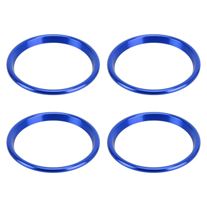 4 PCS Car Metal Air Outlet Decorative Outside Ring for Audi A3 / S3 / Q2L (Blue) by buy2fix