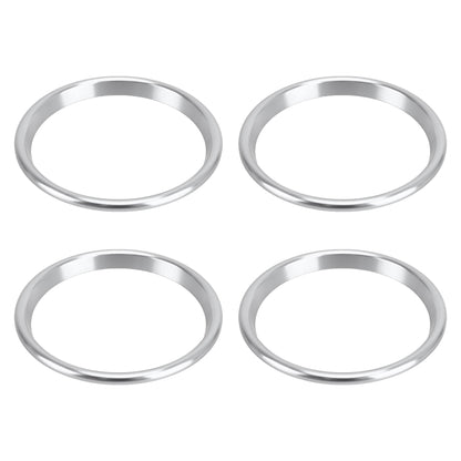 4 PCS Car Metal Air Outlet Decorative Outside Ring for Audi A3 / S3 / Q2L (Silver) by buy2fix