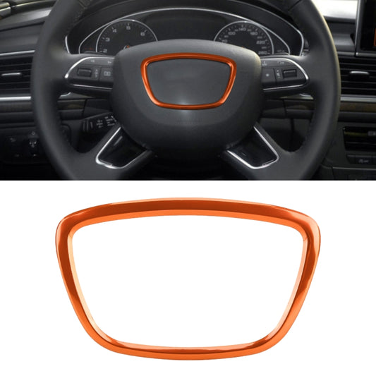 Car Auto Steering Wheel Ring Cover Trim Sticker Decoration for Audi (Orange) by buy2fix