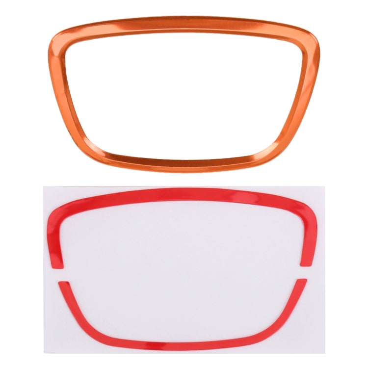 Car Auto Steering Wheel Ring Cover Trim Sticker Decoration for Audi (Orange) by buy2fix