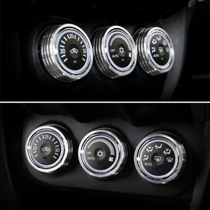 Car Metal Air Conditioner Knob Case for Mitsubishi ASX (Silver) by buy2fix