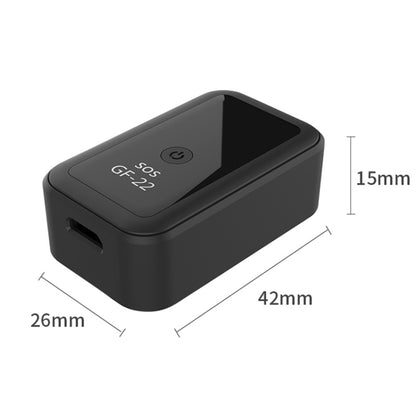 GF22 Car GPS Tracking Anti-theft Device Magnetic Positioning Adsorption Anti Lost Device Voice Control Recordable by buy2fix