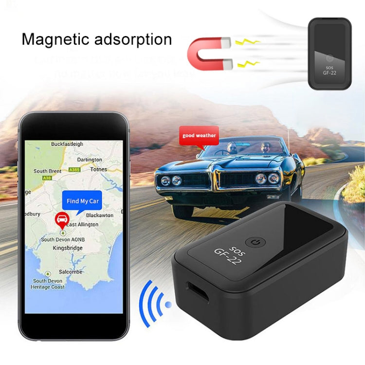 GF22 Car GPS Tracking Anti-theft Device Magnetic Positioning Adsorption Anti Lost Device Voice Control Recordable by buy2fix