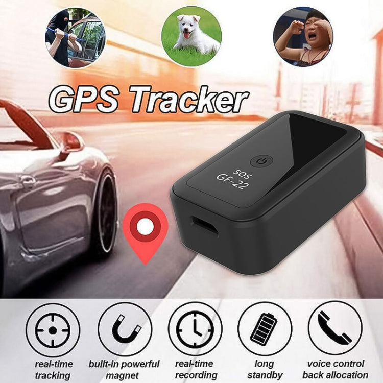 GF22 Car GPS Tracking Anti-theft Device Magnetic Positioning Adsorption Anti Lost Device Voice Control Recordable by buy2fix