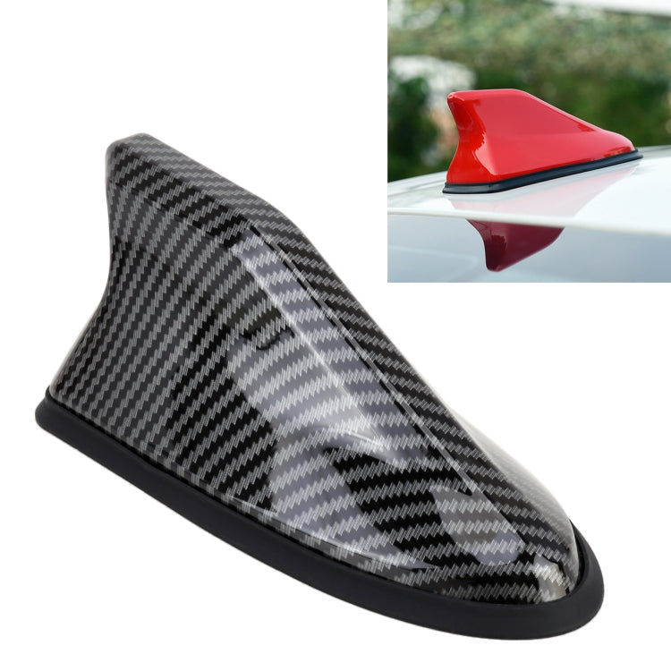 Universal Car Antenna Aerial Shark Fin Radio Signal (Carbon Fiber Black) -  by buy2fix | Online Shopping UK | buy2fix