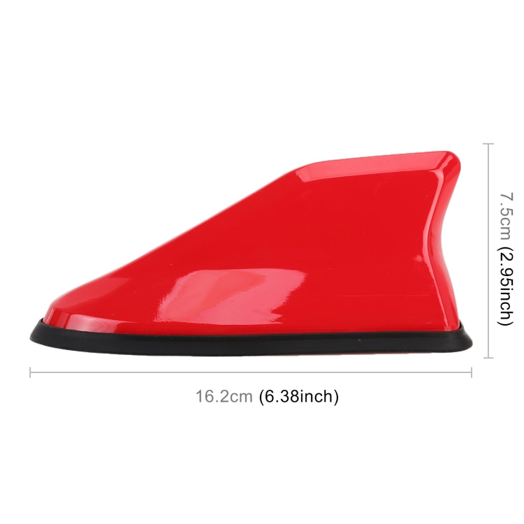 Universal Car Antenna Aerial Shark Fin Radio Signal (Red) -  by buy2fix | Online Shopping UK | buy2fix