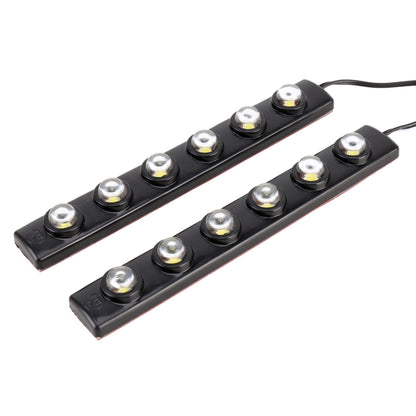 6LEDs SMD-5050 DC12V / 1.3W / 5500K / 65LM Car Daytime Running Light - In Car by buy2fix | Online Shopping UK | buy2fix