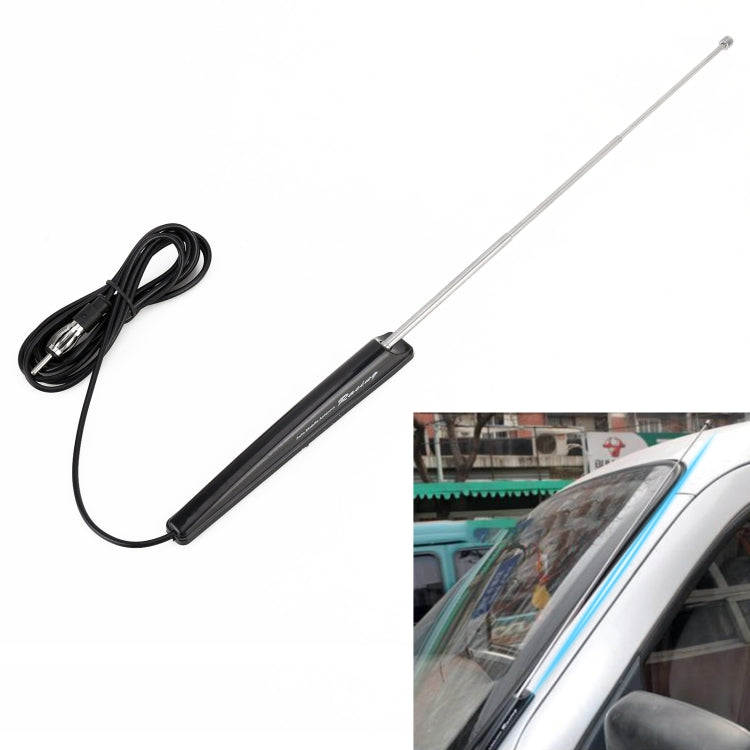 TV-FM Car Telescopic FM Antenna Cable length: 1.9m -  by buy2fix | Online Shopping UK | buy2fix