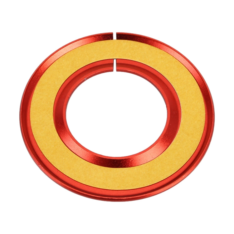 For Mercedes-Benz Metal Ignition Key Ring, Diameter: 4.8cm (Red) by buy2fix