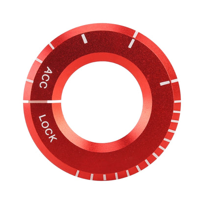 For Mercedes-Benz Metal Ignition Key Ring, Diameter: 4.8cm (Red) by buy2fix