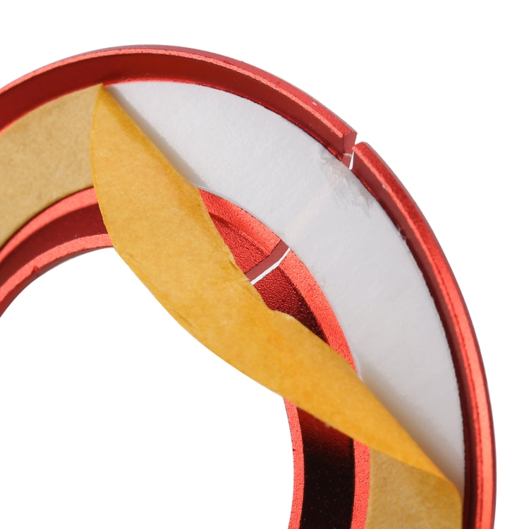 For Mercedes-Benz Metal Ignition Key Ring, Diameter: 4.8cm (Red) by buy2fix