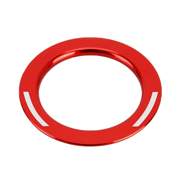 For Honda Metal Ignition Key Ring, Diameter: 3.9cm (Red) by buy2fix
