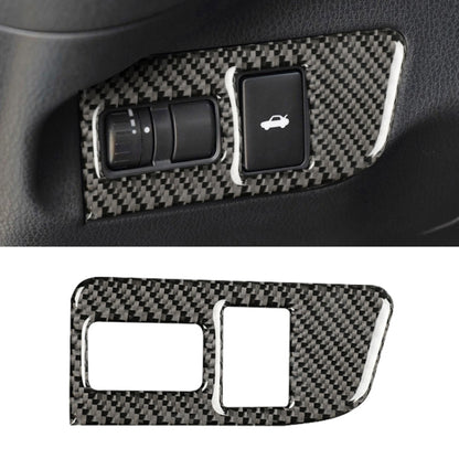 Car Carbon Fiber Trunk Switch Decorative Sticker for Subaru BRZ / Toyota 86 2013-2017, Left Drive (Black) by buy2fix