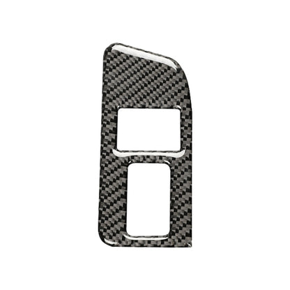 Car Carbon Fiber Trunk Switch Decorative Sticker for Subaru BRZ / Toyota 86 2013-2017, Left Drive (Black) by buy2fix